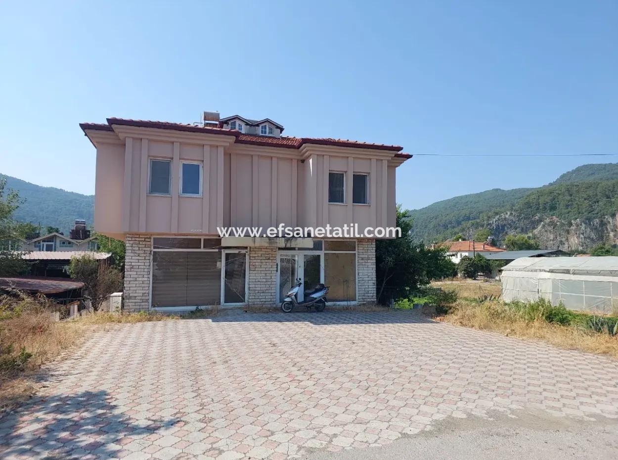 Muğla  Ortaca  Okçular Dalyan Karayoluna Sıfır Konumda Ticaretin Kalbinde Fırsat Dükkan Kiralık!