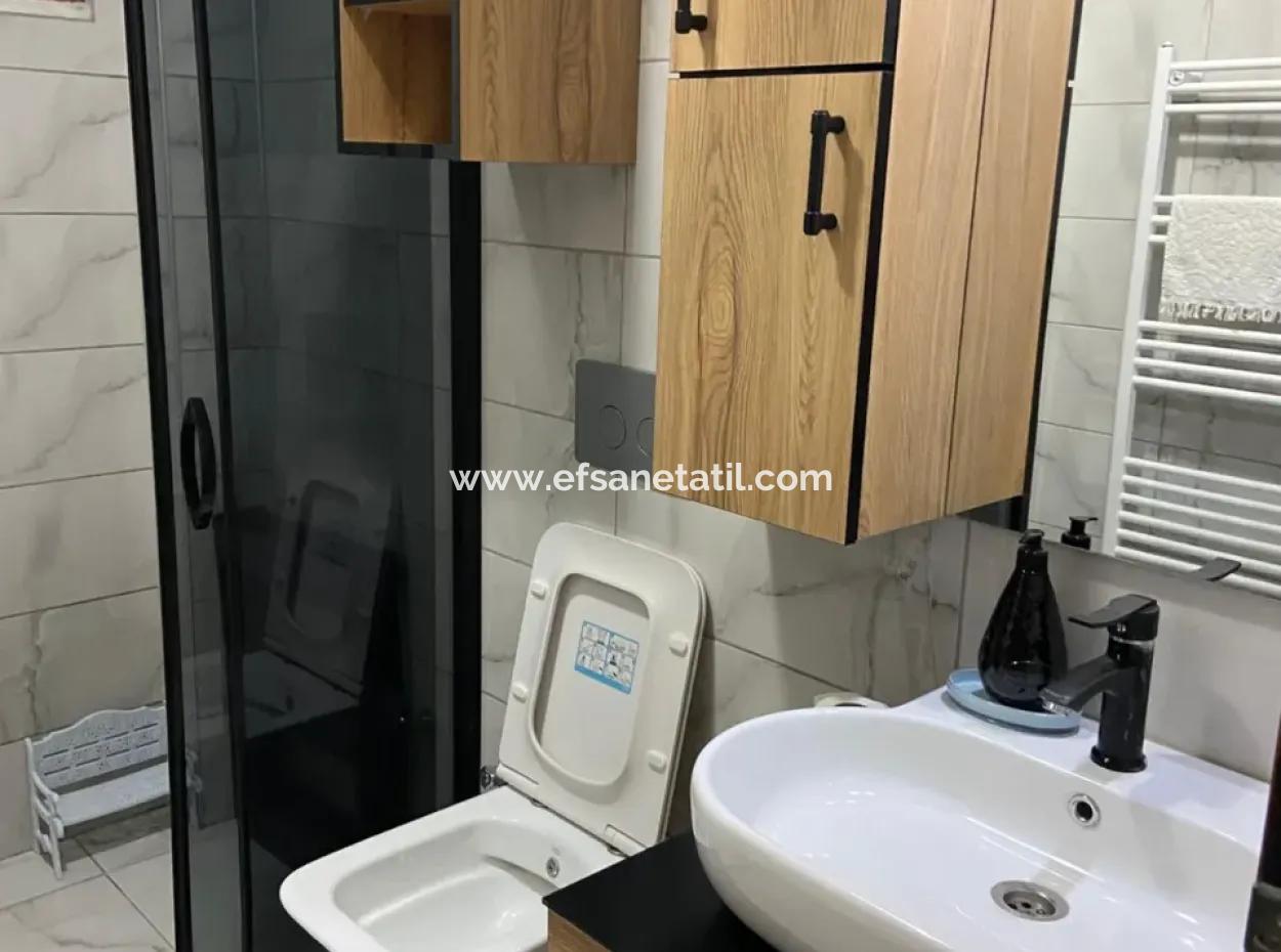 Ortaca Ekşiliyurt Yüzme Havuzlu 700 M2 Arsada 2+1 Eşyalı Daire Kiralık