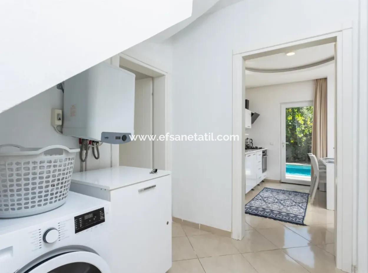 Muğla Dalyan Da 120 M2, 3+1 Eşyalı Yüzme Havuzlu Villa 6 Aylık Kiralık