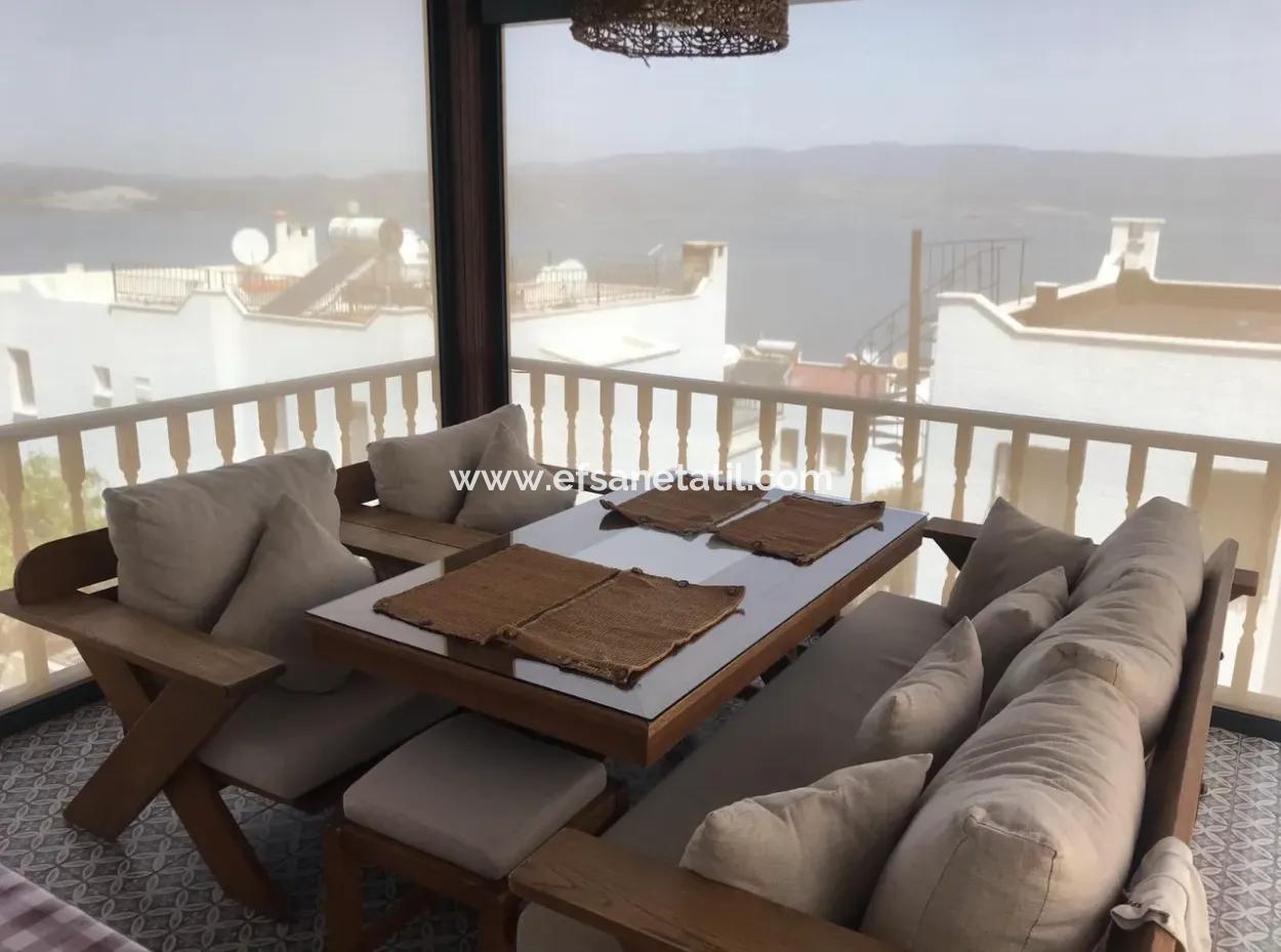 Milas Boğaziçi'nde Deniz Manzaralı 3+1 Dubleks Acil Satılık