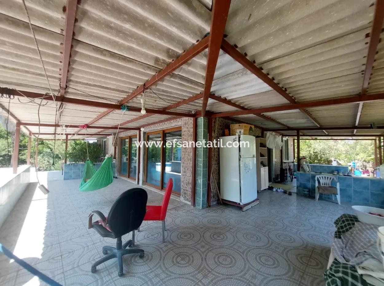 Muğla Ortaca Okçular’da Yüzme Havuzlu, Dağ Ve Doğa Manzaralı Müstakil Ev Satılık