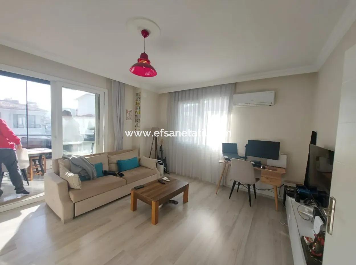 Muğla Ortaca Karaburun Da 3 Katlı Binanın 3 Cu Katında  Bulunan 1+1 Daire Satılık