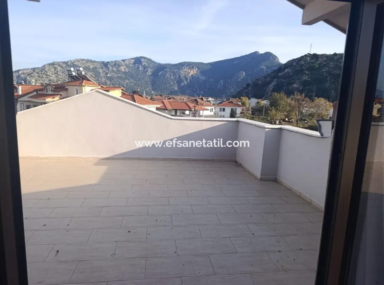 Ortaca Dalyanda Yüzme Havuzlu 80 M2, 2+1 Eşyalı Daire Kiralık