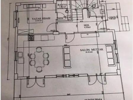 Dalyanda Kanala Yakın Satılık 596 M2 Arsa Ve Sıfır Villa