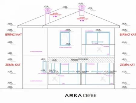 Muğla Ortaca Mergenlide 417 M2 İmarlı Projesi Hazır Arsa Satılık