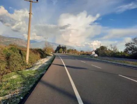 Muğla Köyceğiz Döğüşbelen De Ana Yola Sıfır 7.000 M2 Arazi Satılık