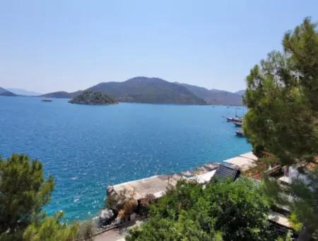 Muğla Marmaris Turunç Amos Koyunda 4 412 M2 Denize Sıfır Arazi Satılık