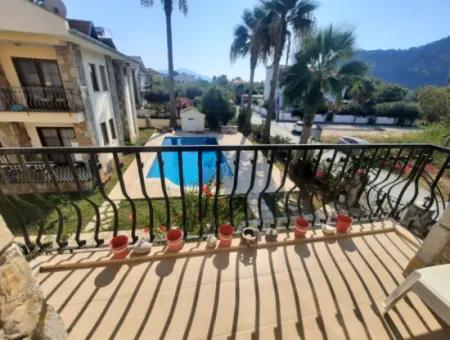 Muğla Dalyanda 2+1 Yüzme Havuzlu Eşyalı Daire 1 Yıllık Kiralık