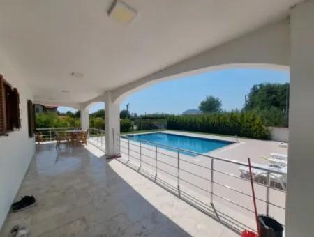 Mugla Dalyanda 7 500 M2 Nar Bahçesinde 5+1 Yüzme Havuzlu Lüks Tripleks Satılık
