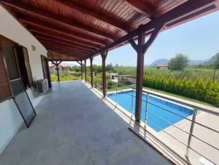 Mugla Dalyanda 7 500 M2 Nar Bahçesinde 5+1 Yüzme Havuzlu Lüks Tripleks Satılık