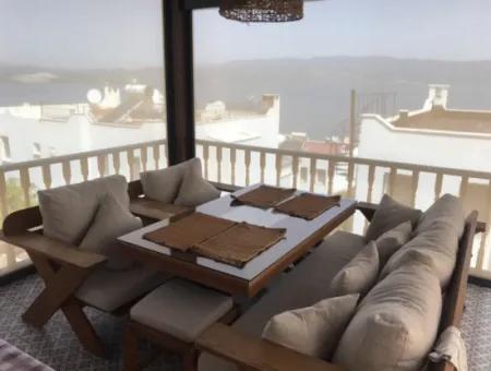 Milas Boğaziçi'nde Deniz Manzaralı 3+1 Dubleks Acil Satılık